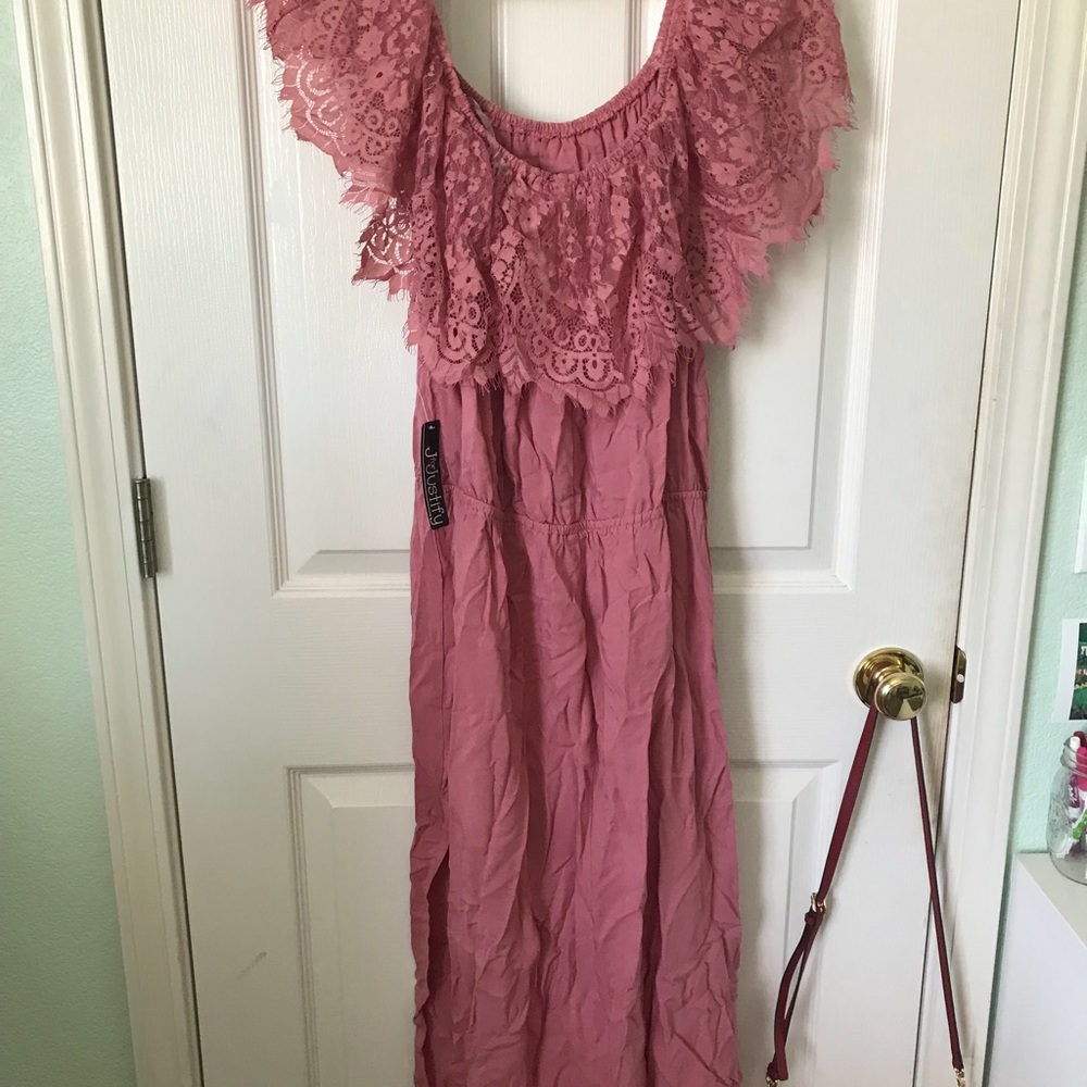 Off the shoulder dress